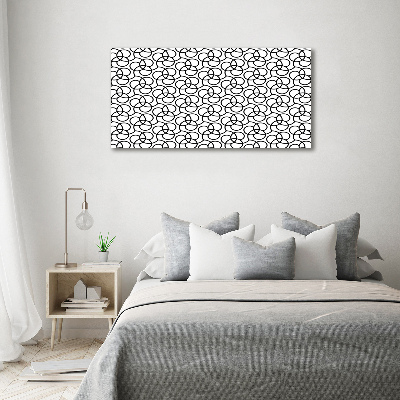 Cuadro canvas con impresión uv duradera horizontal Fondo geométrico