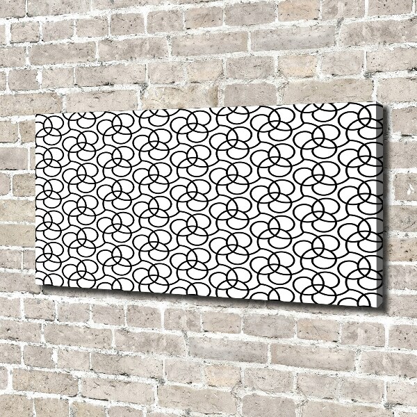 Cuadro canvas con impresión uv duradera horizontal Fondo geométrico
