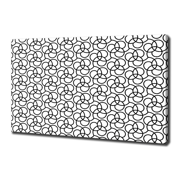 Cuadro canvas con impresión uv duradera horizontal Fondo geométrico
