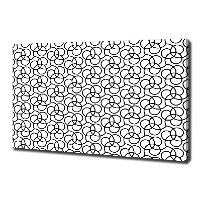 Cuadro canvas con impresión uv duradera horizontal Fondo geométrico