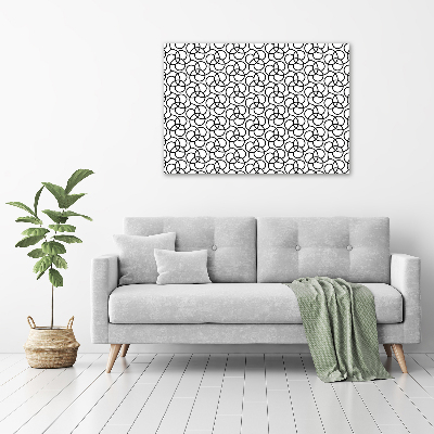 Cuadro canvas con impresión uv duradera horizontal Fondo geométrico