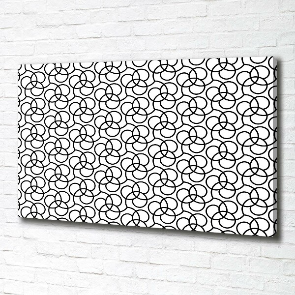 Cuadro canvas con impresión uv duradera horizontal Fondo geométrico