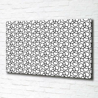 Cuadro canvas con impresión uv duradera horizontal Fondo geométrico