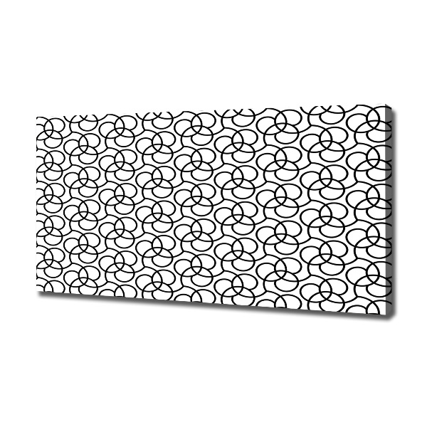Cuadro canvas con impresión uv duradera horizontal Fondo geométrico