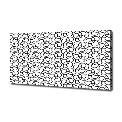 Cuadro canvas con impresión uv duradera horizontal Fondo geométrico