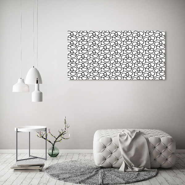 Cuadro canvas con impresión uv duradera horizontal Fondo geométrico