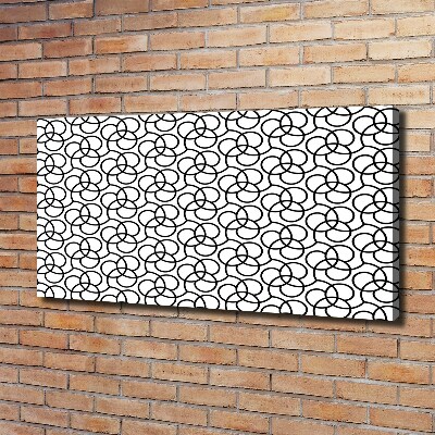 Cuadro canvas con impresión uv duradera horizontal Fondo geométrico