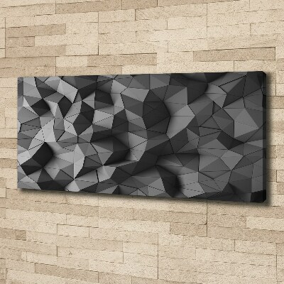 Fotocuadro en lienzo de alta calidad horizontal Fondo 3D abstracto