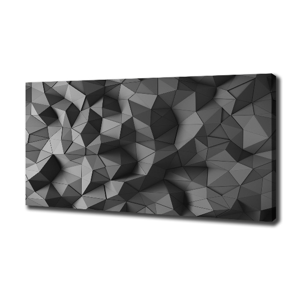 Fotocuadro en lienzo de alta calidad horizontal Fondo 3D abstracto
