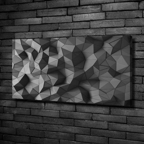 Fotocuadro en lienzo de alta calidad horizontal Fondo 3D abstracto
