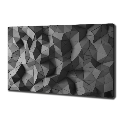 Fotocuadro en lienzo de alta calidad horizontal Fondo 3D abstracto