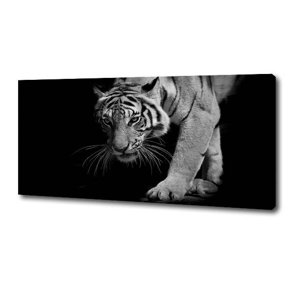 Cuadro canvas con impresión uv duradera horizontal Tigre