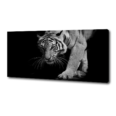 Cuadro canvas con impresión uv duradera horizontal Tigre