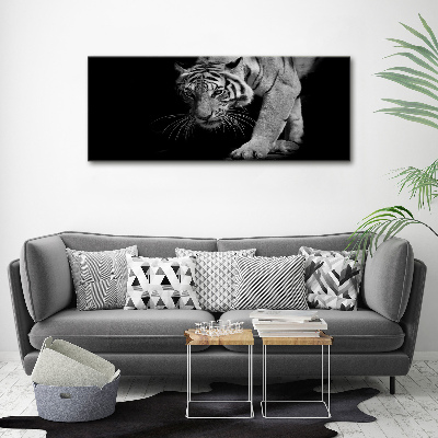 Cuadro canvas con impresión uv duradera horizontal Tigre