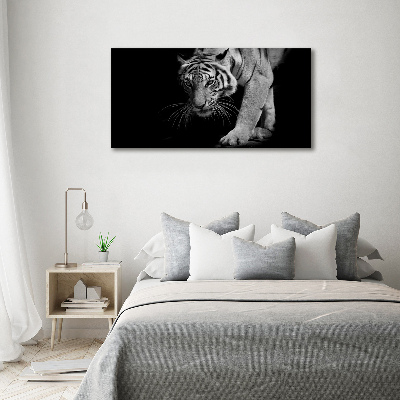 Cuadro canvas con impresión uv duradera horizontal Tigre