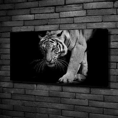 Cuadro canvas con impresión uv duradera horizontal Tigre