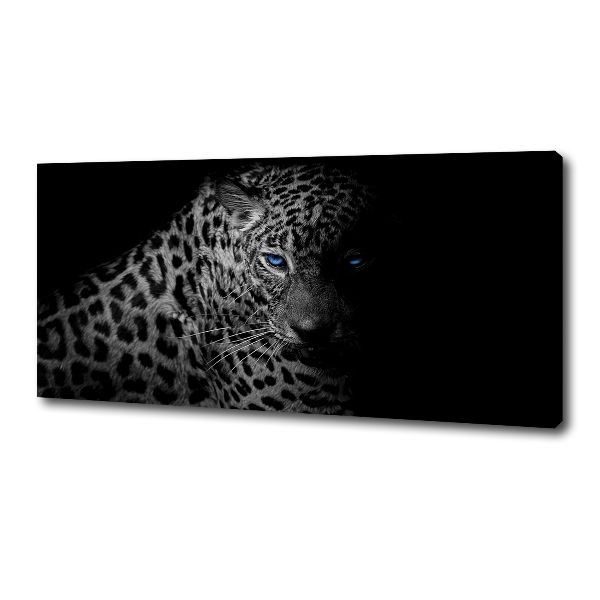 Foto en lienzo con acabado profesional horizontal Leopardo