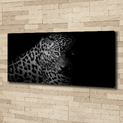 Foto en lienzo con acabado profesional horizontal Leopardo