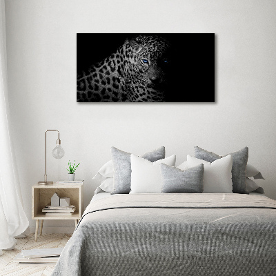 Foto en lienzo con acabado profesional horizontal Leopardo