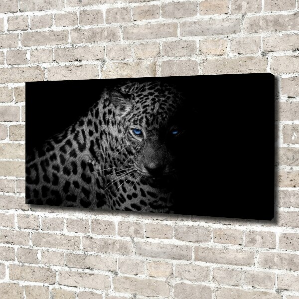 Foto en lienzo con acabado profesional horizontal Leopardo