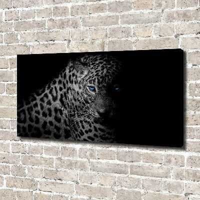 Foto en lienzo con acabado profesional horizontal Leopardo