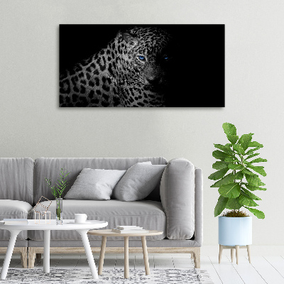 Foto en lienzo con acabado profesional horizontal Leopardo