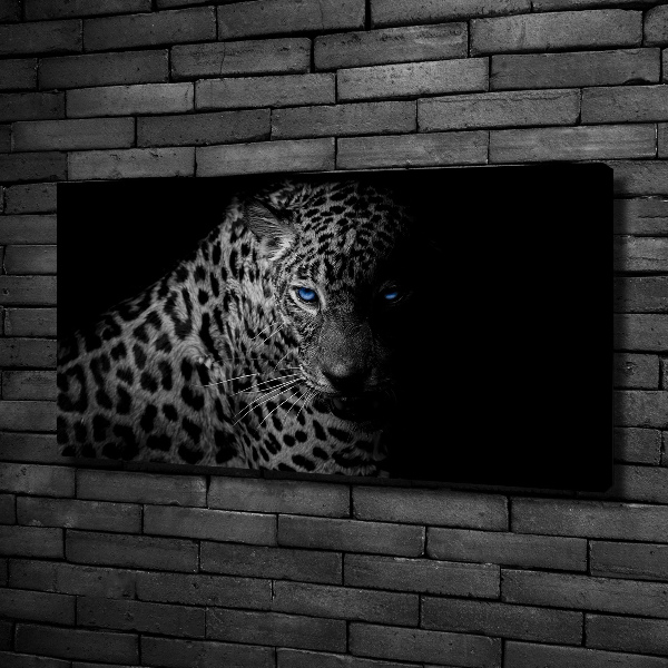 Foto en lienzo con acabado profesional horizontal Leopardo
