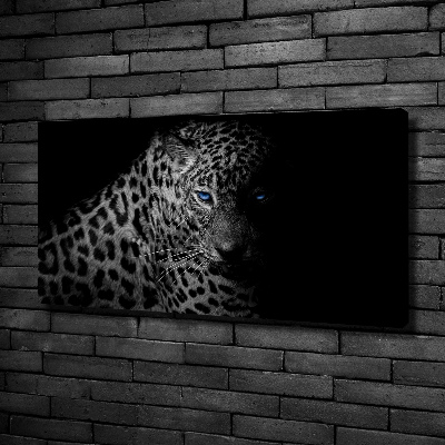 Foto en lienzo con acabado profesional horizontal Leopardo