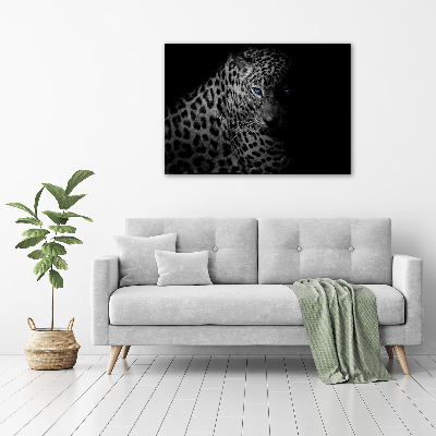 Foto en lienzo con acabado profesional horizontal Leopardo