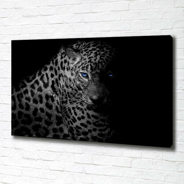Foto en lienzo con acabado profesional horizontal Leopardo