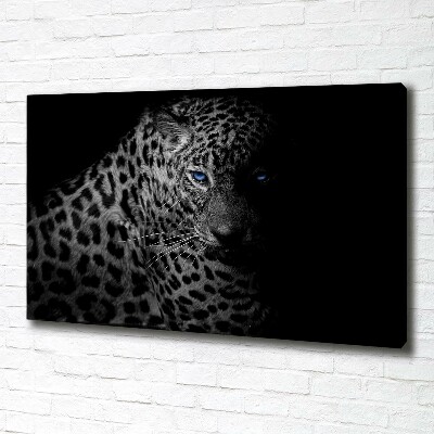 Foto en lienzo con acabado profesional horizontal Leopardo