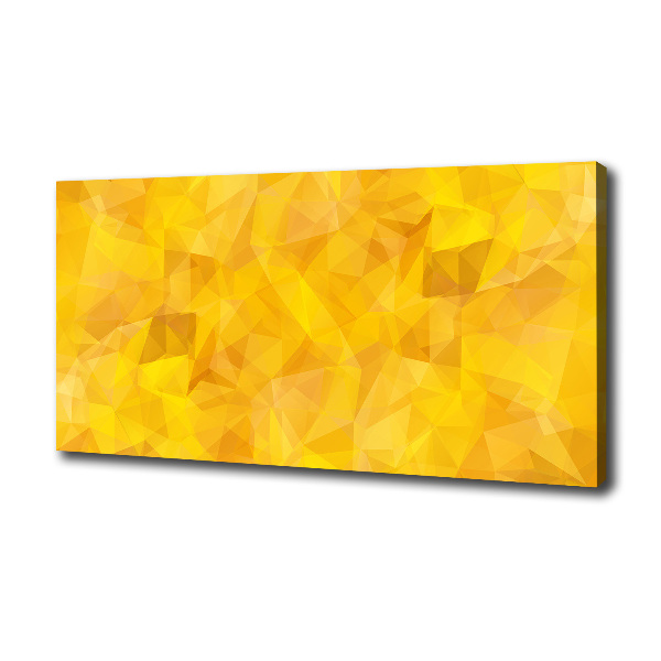 Cuadro canvas moderno de gran formato horizontal Triángulos abstractos