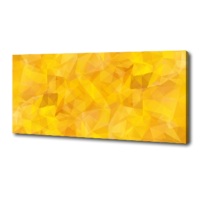 Cuadro canvas moderno de gran formato horizontal Triángulos abstractos