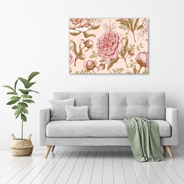 Foto obraz canvas Piwonie