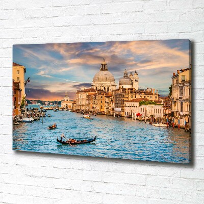 Fotocuadro en lienzo de alta calidad horizontal Venecia, Italia