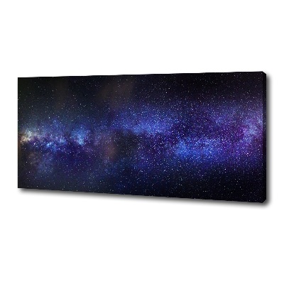Fotocuadro en lienzo de alta calidad horizontal vía Láctea