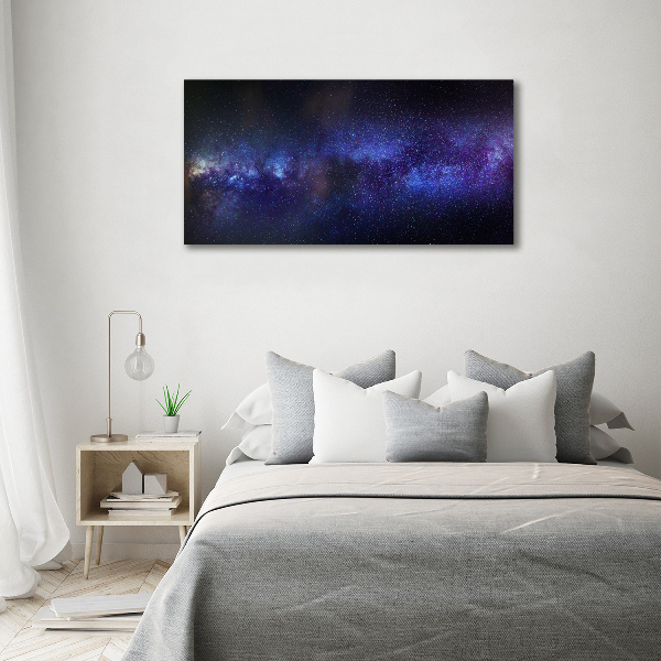 Fotocuadro en lienzo de alta calidad horizontal vía Láctea