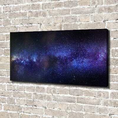 Fotocuadro en lienzo de alta calidad horizontal vía Láctea