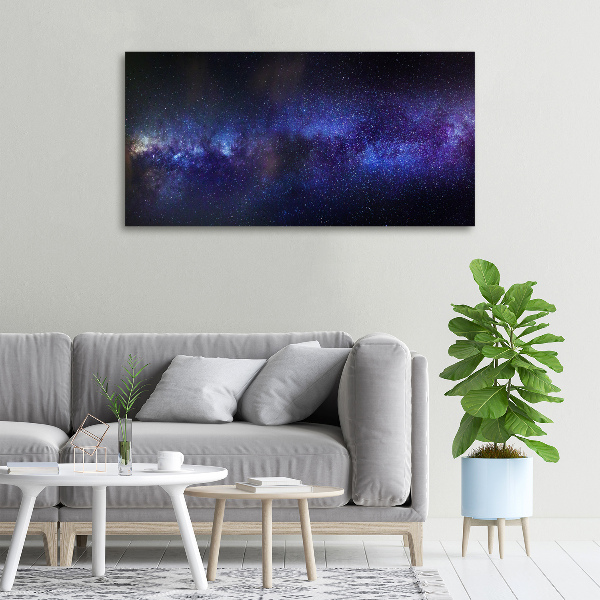 Fotocuadro en lienzo de alta calidad horizontal vía Láctea