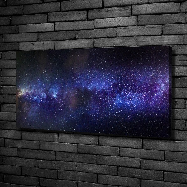 Fotocuadro en lienzo de alta calidad horizontal vía Láctea