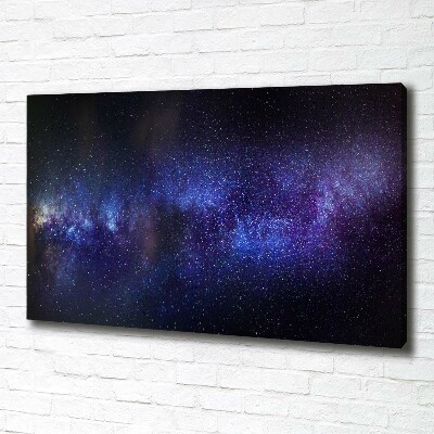 Fotocuadro en lienzo de alta calidad horizontal vía Láctea