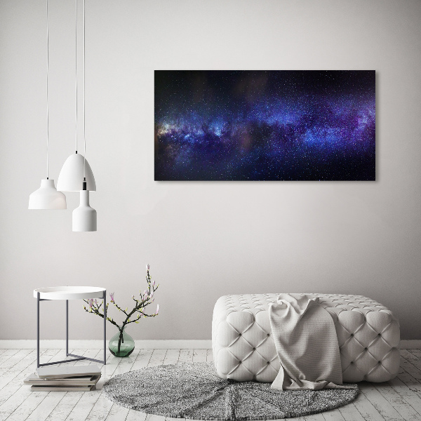 Fotocuadro en lienzo de alta calidad horizontal vía Láctea