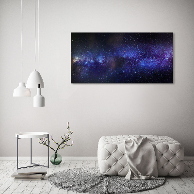 Fotocuadro en lienzo de alta calidad horizontal vía Láctea