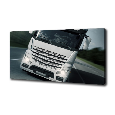 Cuadro canvas moderno de gran formato horizontal Camión