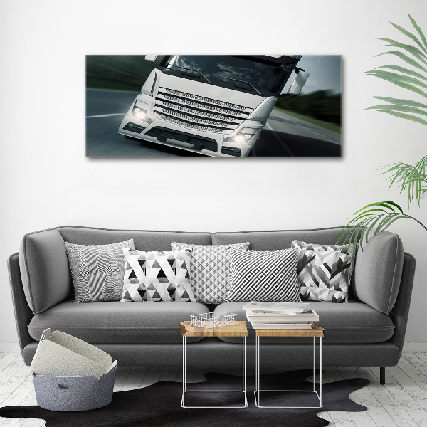 Cuadro canvas moderno de gran formato horizontal Camión