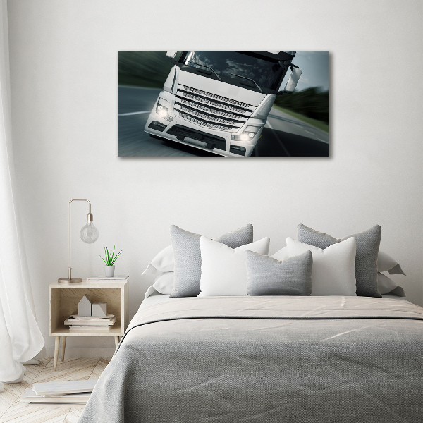 Cuadro canvas moderno de gran formato horizontal Camión