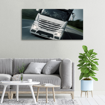 Cuadro canvas moderno de gran formato horizontal Camión