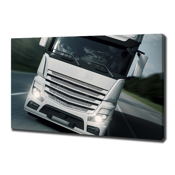 Cuadro canvas moderno de gran formato horizontal Camión
