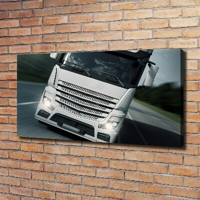 Cuadro canvas moderno de gran formato horizontal Camión