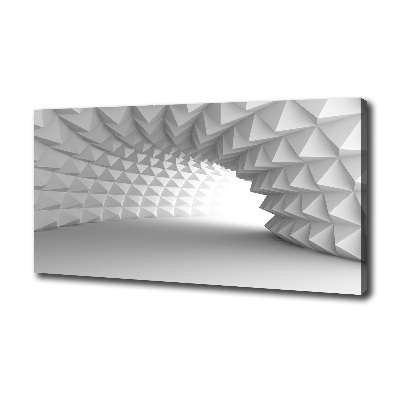 Cuadro canvas con impresión uv duradera horizontal Túnel abstracto